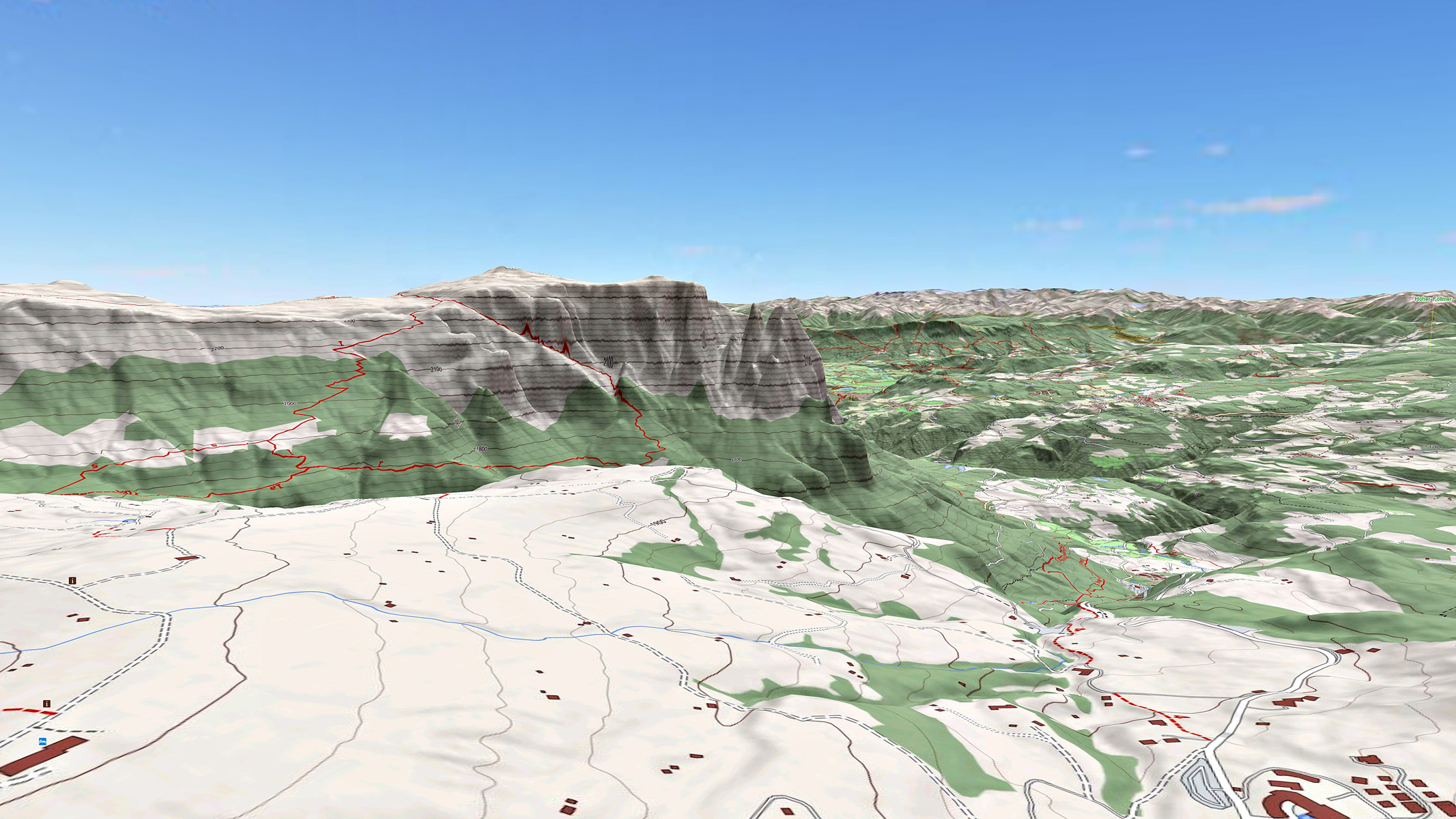 Massiccio dello Sciliar 3D Map